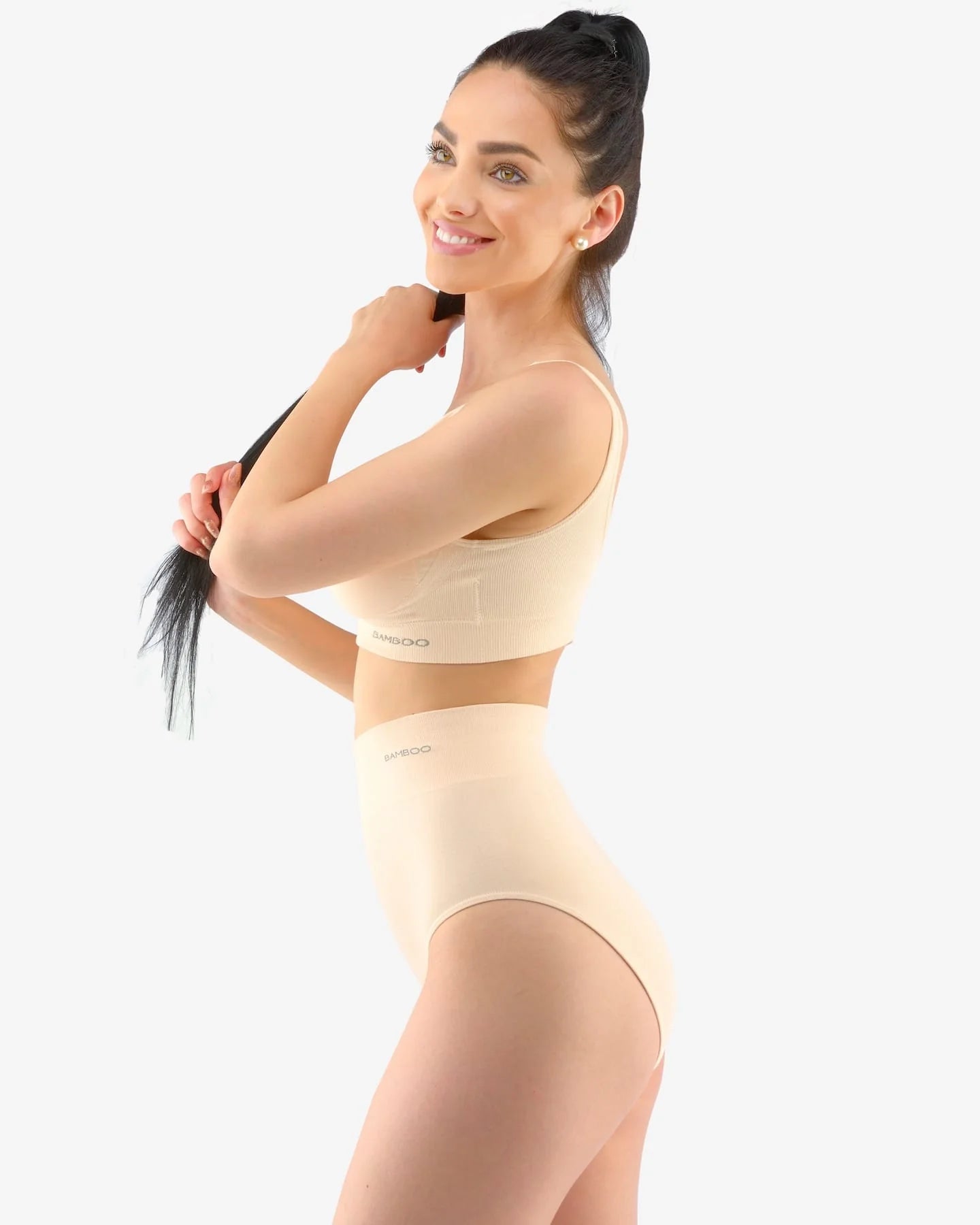 High Waist Bamboo Briefs