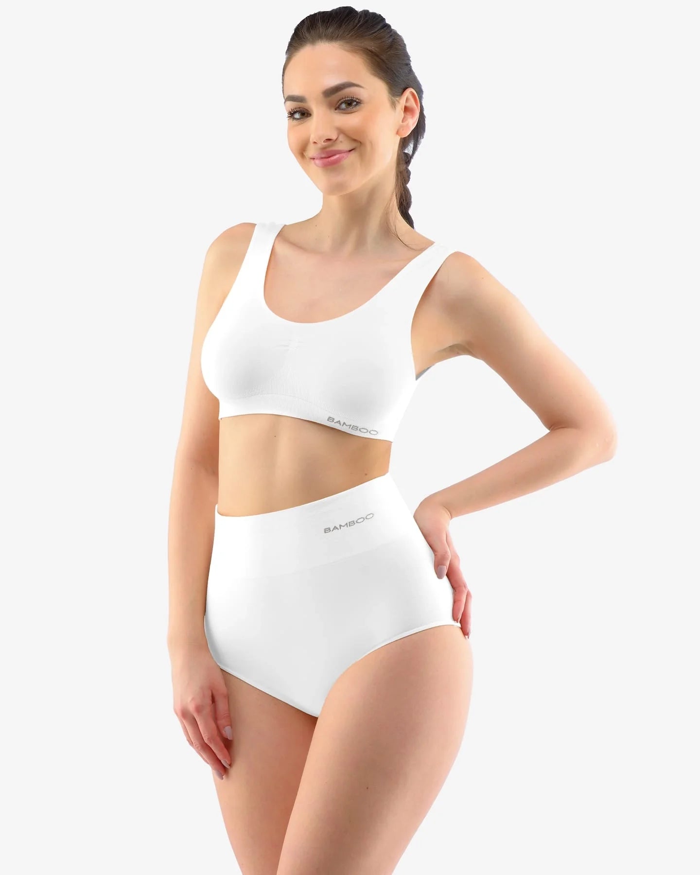 High Waist Bamboo Briefs