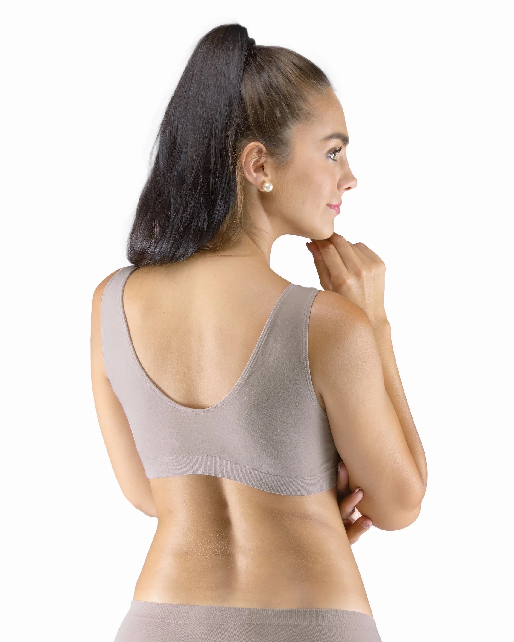 Wide Strap Bamboo Bra