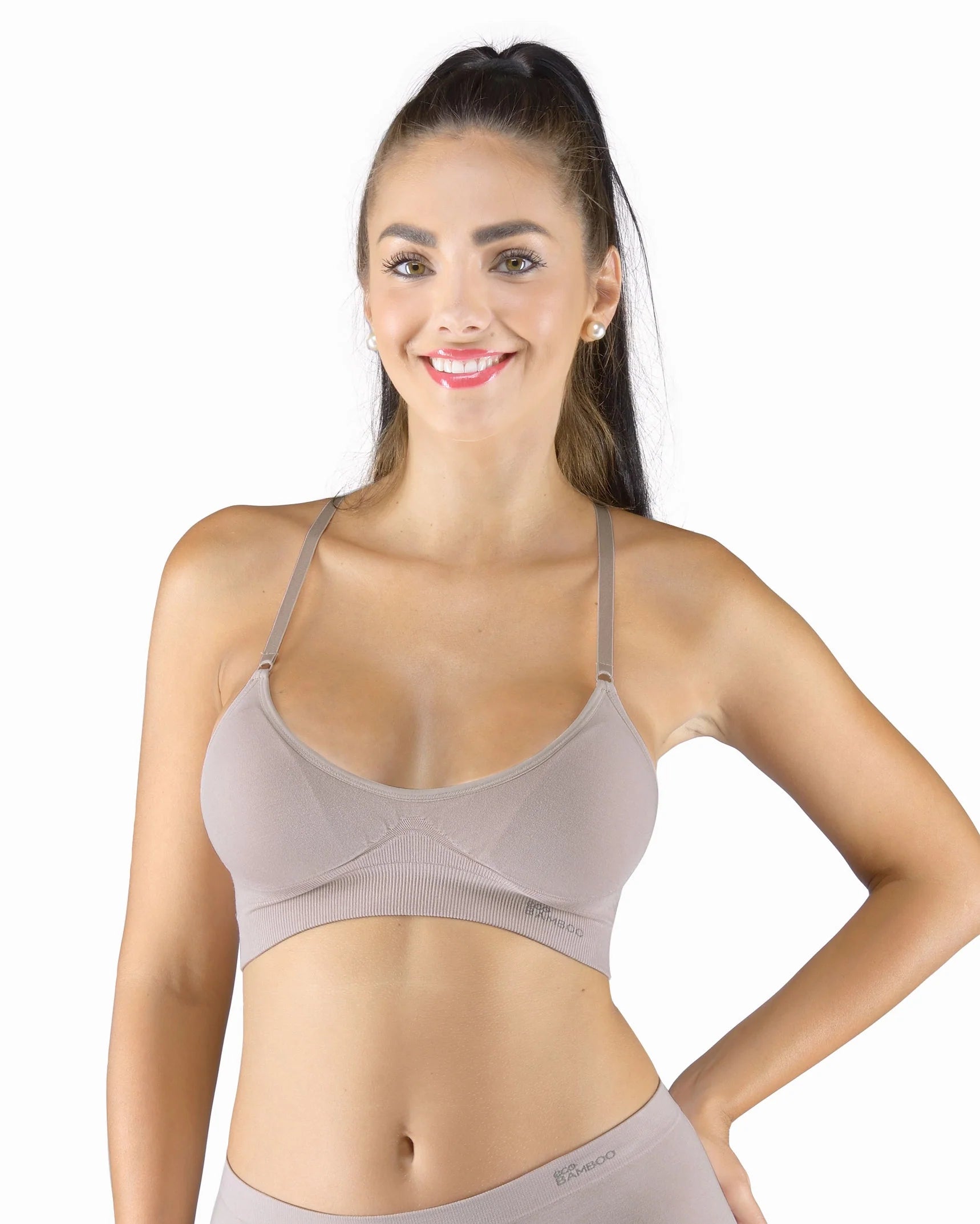 Padded Bamboo Bra with adjustable straps
