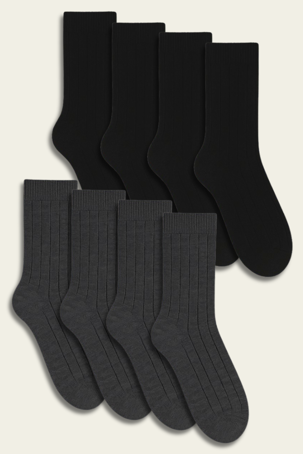 Thicker Bamboo Socks - 4 pairs