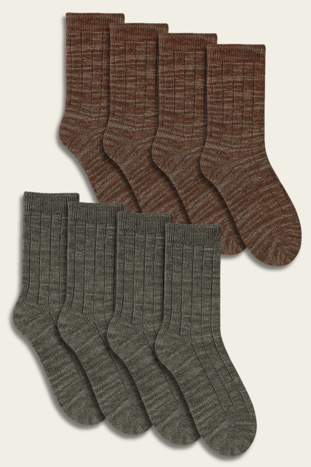 Thicker Bamboo Socks - 4 pairs