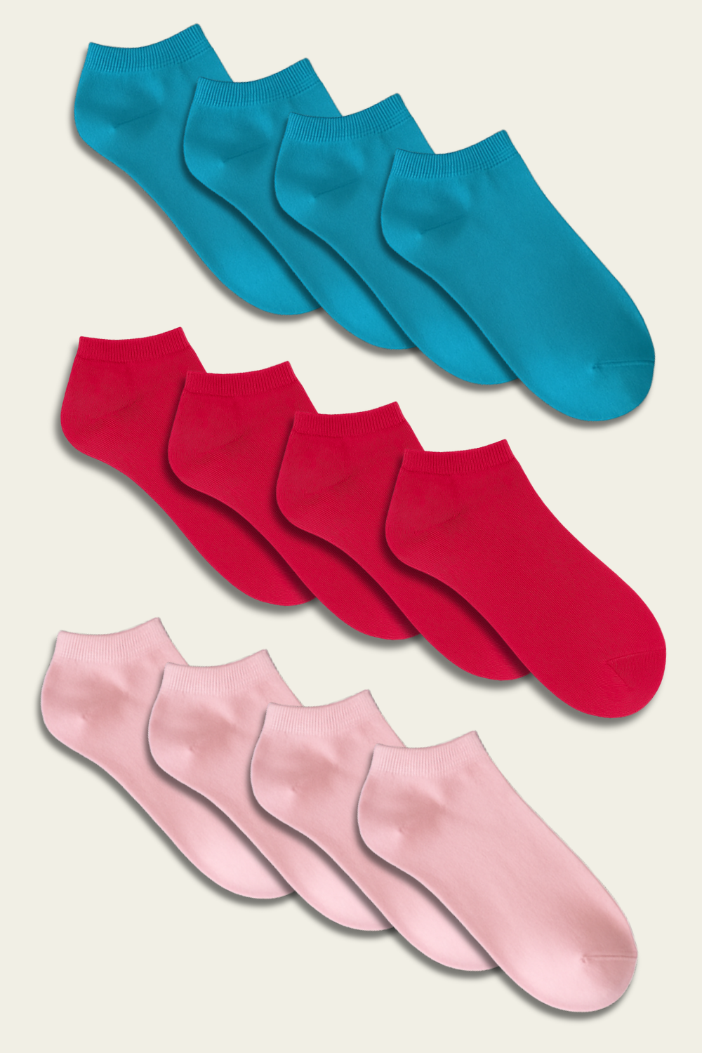 Low Bamboo Socks - 6 pairs