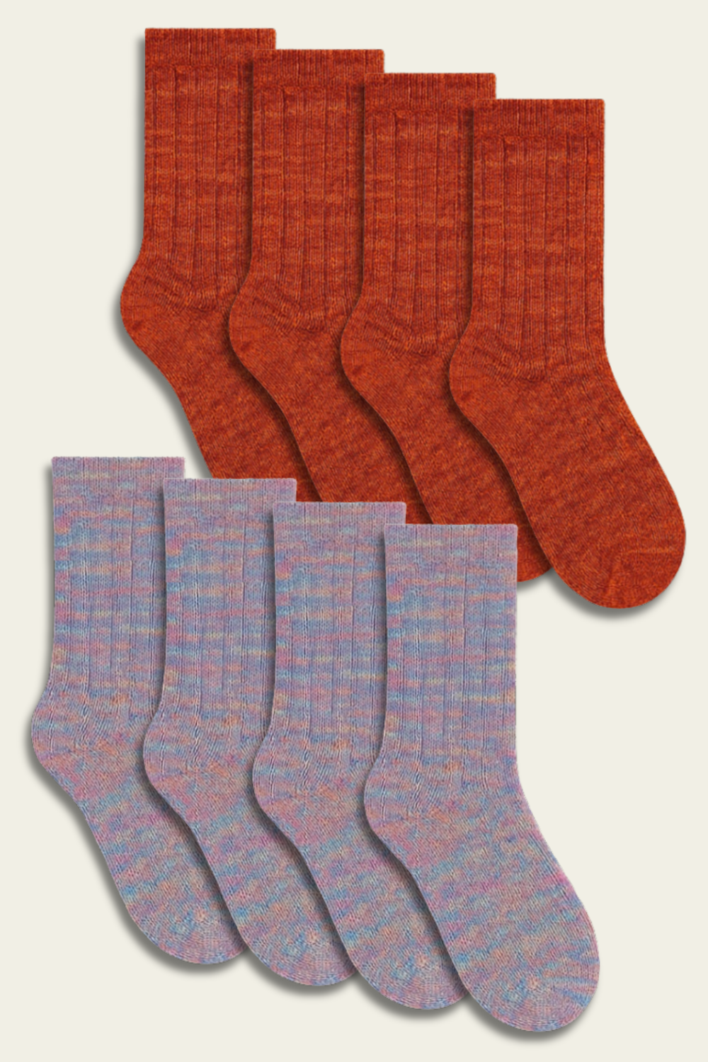 Thicker Bamboo Socks - 4 pairs