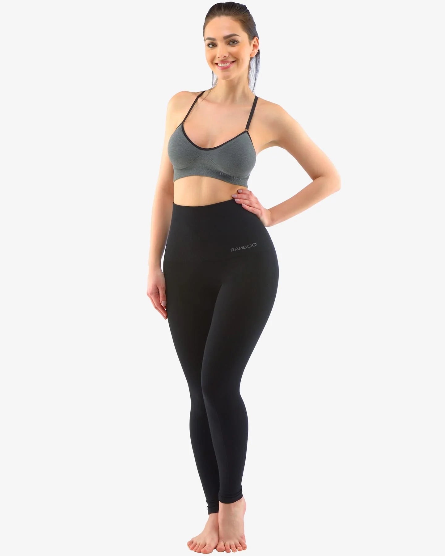 High Waist Bamboo Sports Leggings