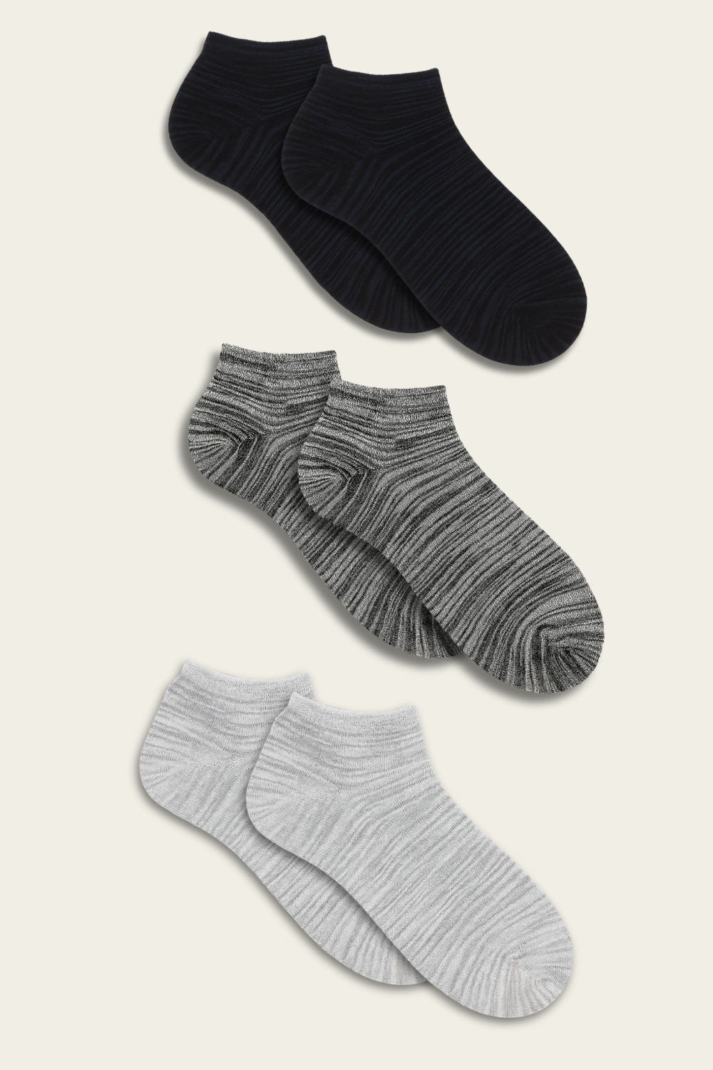 Low Bamboo and Cotton Socks - 3 pairs