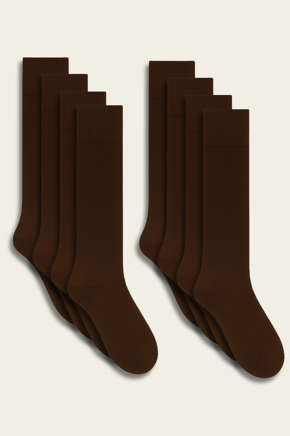 Knee-High Bamboo Socks - 4 pairs
