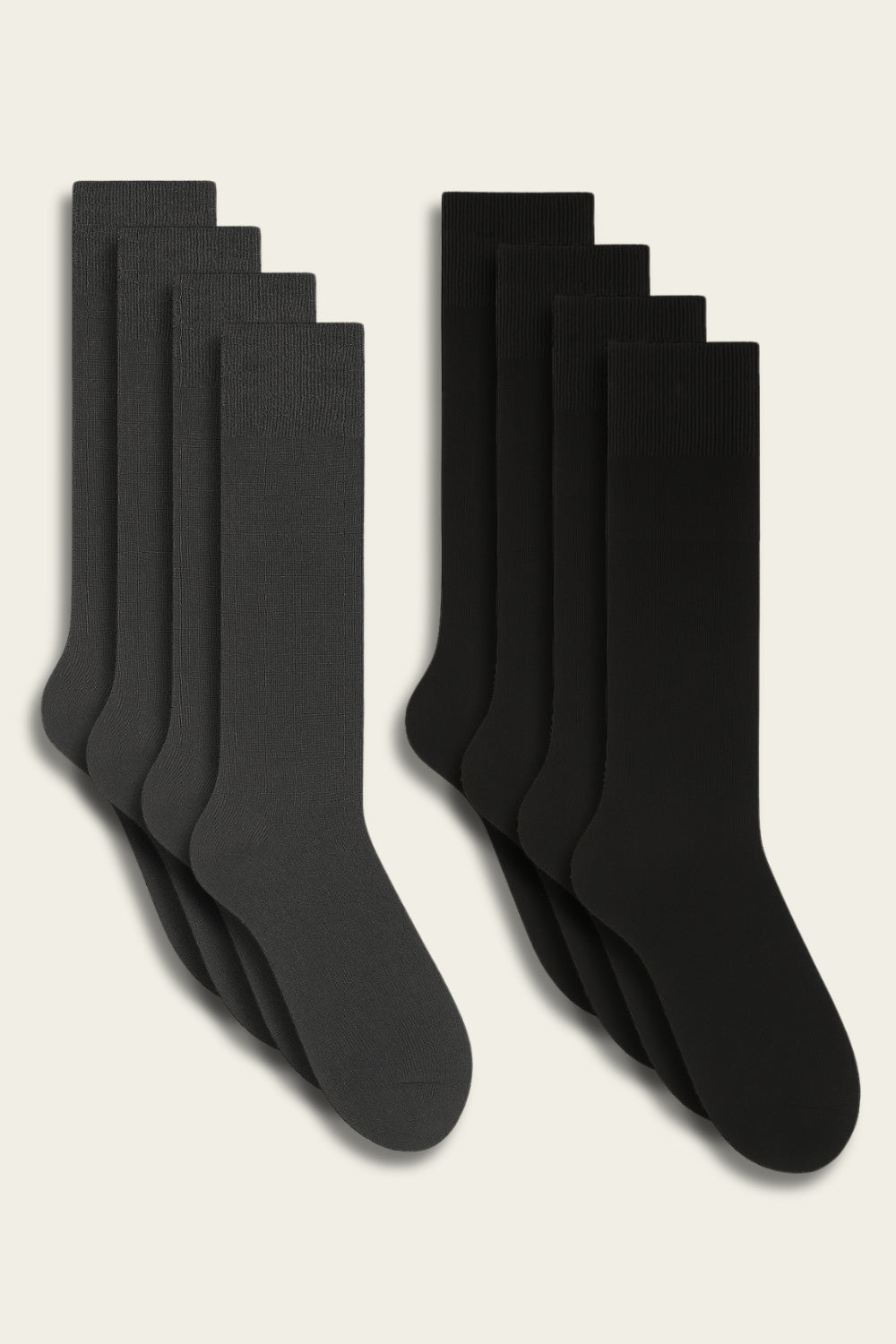 Knee-High Bamboo Socks - 4 pairs