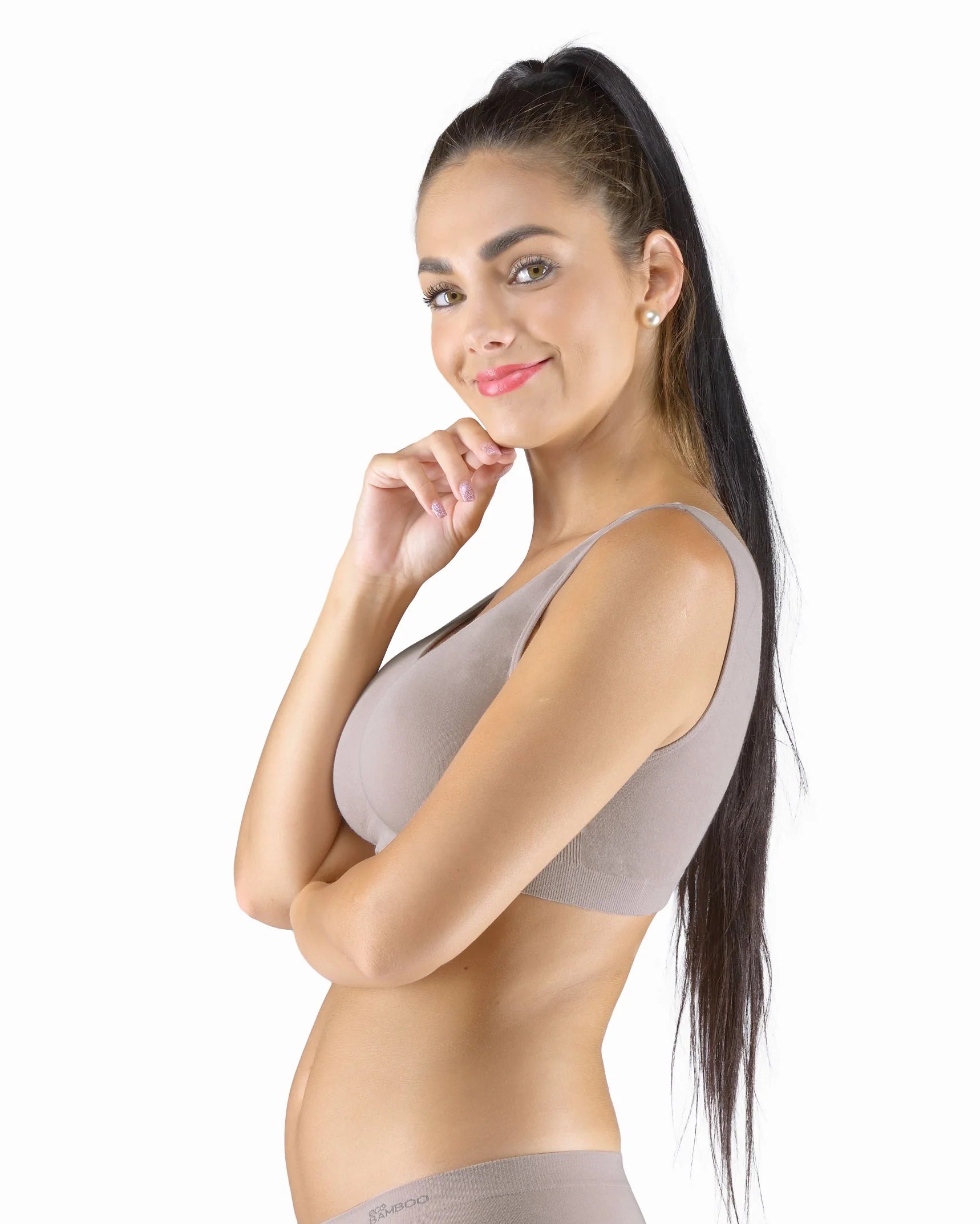 Wide Strap Bamboo Bra