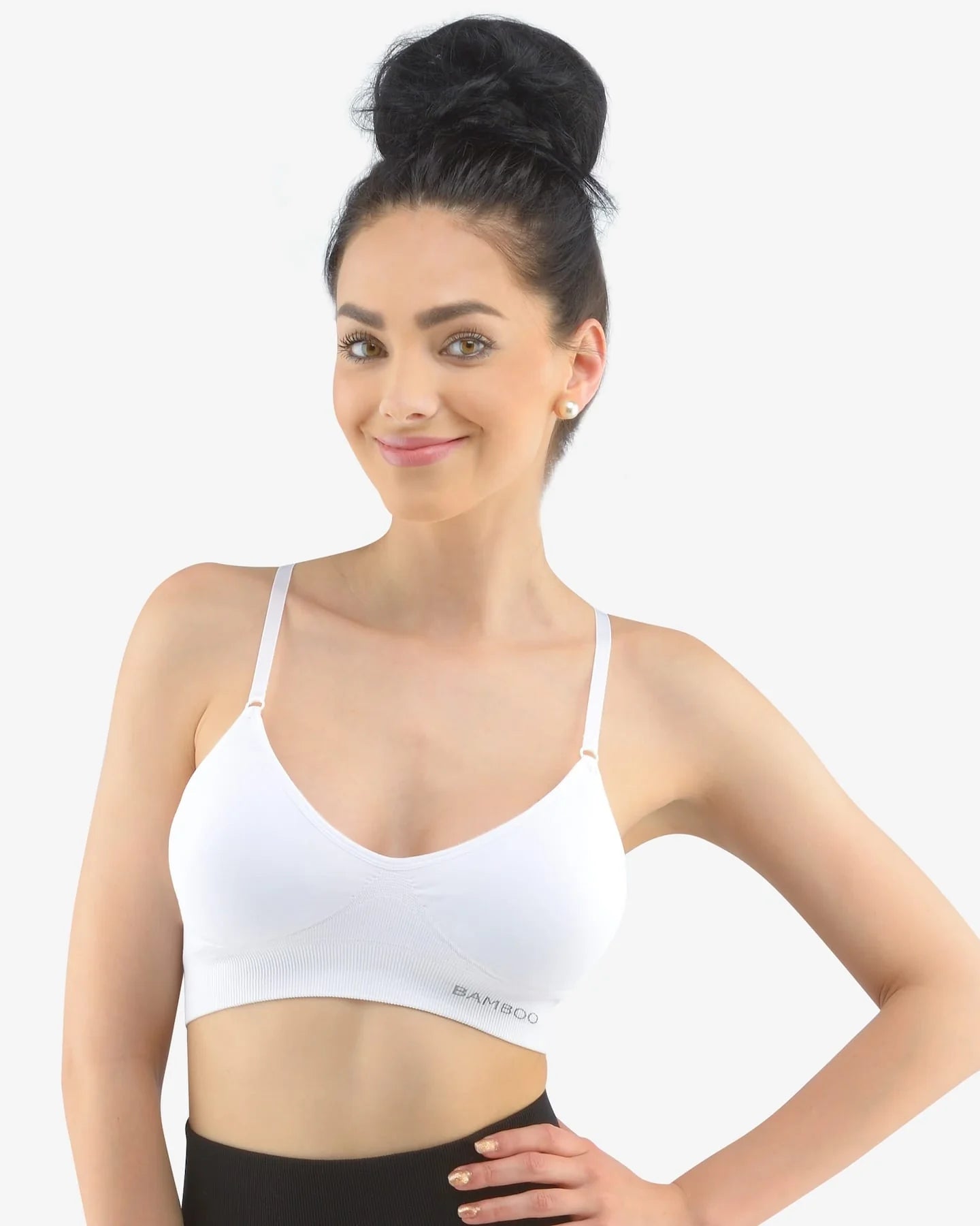Padded Bamboo Bra with adjustable straps