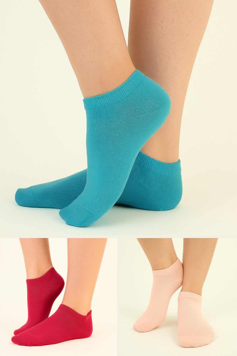Low Bamboo Socks - 6 pairs