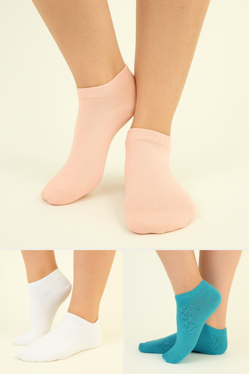 Low Bamboo Socks - 6 pairs